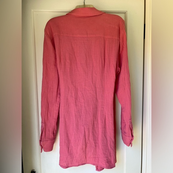 Onia Cotton Gauze Wrap Dress XL - Picture 5 of 11